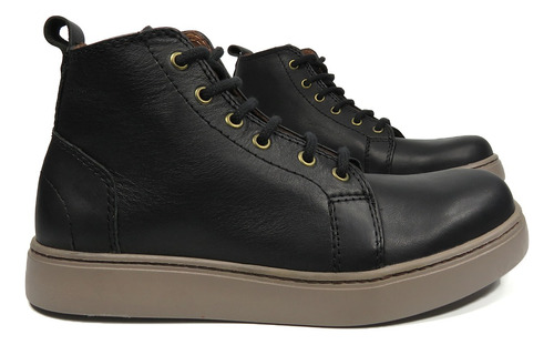 Bota Botineta Hombre Urbana Elegantesport - 100% Cuero 4412