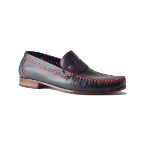 Mocasines Zapatos De Hombre De Cuero Vacuno Anton - Ferraro