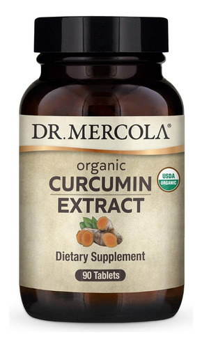 Extracto De Curcumina Orgánico 300mg 90 Tabletas Dr Mercola