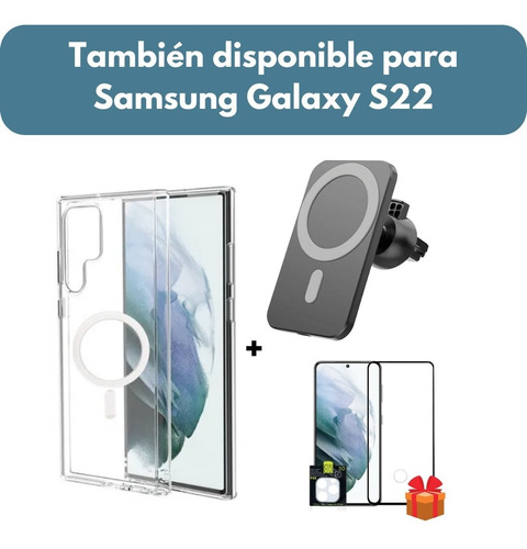 Imagen 3 de 10 de Kit Soporte Para Auto + Funda Para iPhone Magsafe + Regalo