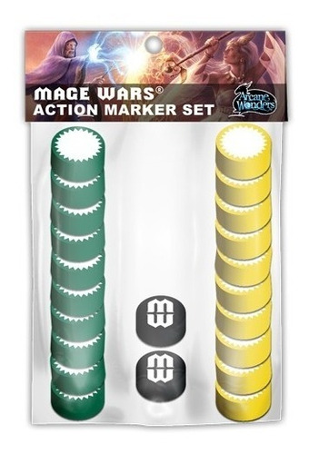 Mage Wars Action Markers - Expansão Jogo Imp. Arcane Wonders