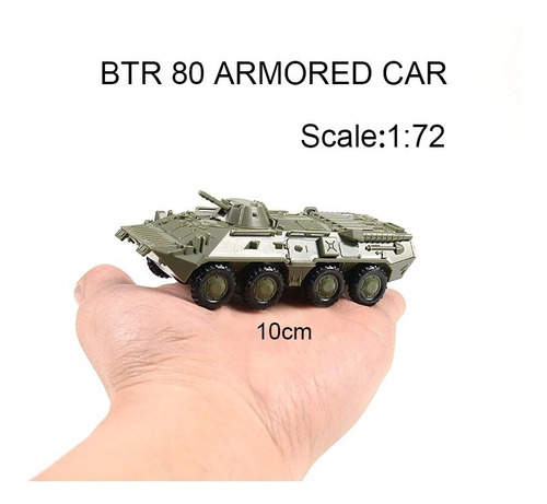 Maqueta Armable De Tanqueta Rusa Btr-80 , 1/72.  Jp