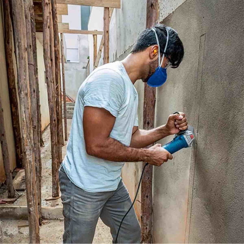 Amoladora Angular Bosch Gws 850 115mm Color Azul
