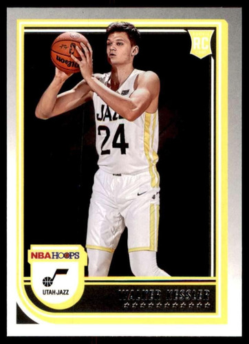 Hoops 252 Walker Kessler Rc Rookie Utah Jazz Nba Tarjeta Col