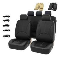 Comprar Forros Asientos Universales De Carro Accesorios Cuero 9 Pcs
