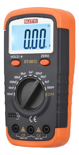 Medidor De Capacitancia Digital Con Retroiluminación Lcd Njt