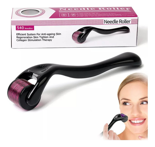 Dermaroller Capilar Rodillo Barba 0.5mm Derma Roller Barba