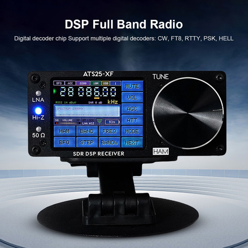Ats25- Receptor De Radio Completo Fm Lw Sw Cb Mw Wifi Recepi