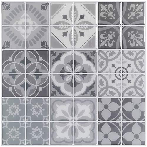 Azulejos Adhesivos Talavera Mexicana Gris