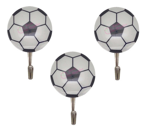 Ganchos Perchero Multiuso Autoadhesivo Pelota Pack X3 Hdr