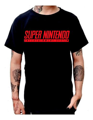 Playera Gamer Super Nintendo Snes Videojuegos