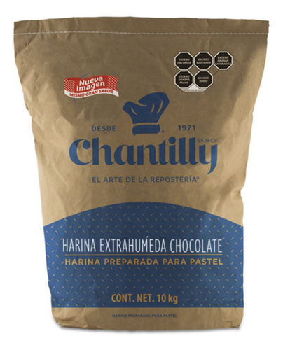 Harina Para Pastel Extra Humedo Chantilly 10 Kg