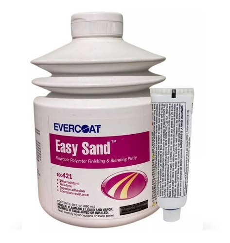 Masilla Automotriz Easy Sand Ligera 2 Comp 30 Oz Evercoat