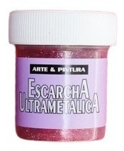 Escarcha Brillantina Mirella Glitter Ultrametalica Rojo X2