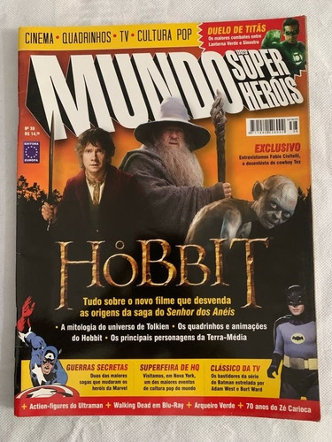 Revista Mundo Dos Super Herois 38 Hobbit Batman Marvel 3625