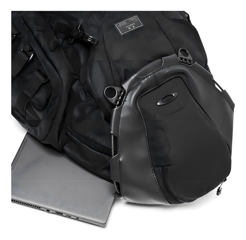 Mochila Oakley Kitchen Sink Black Color Negro Diseño de Tela Lisa