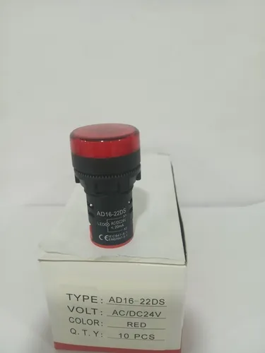 Luz Piloto Rojo 22mm 24v