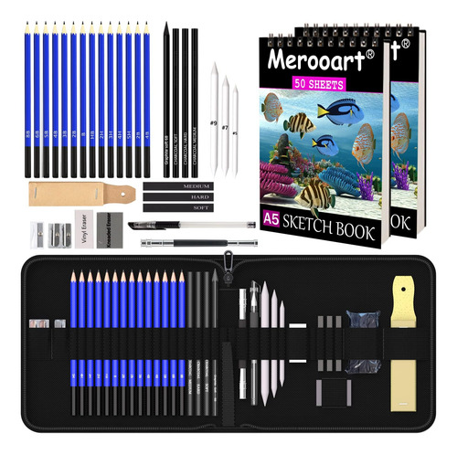 Set De Lápices De Dibujo Profesional De 37 Piezas, Un ...