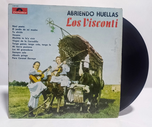 Disco Lp Los Visconti / Abriendo Huellas 