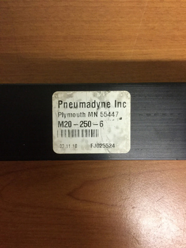Pheumadyne M20-250-6 New Ccv