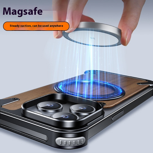 Adecuado Para Fundas iPhone 16 Pro Max De Apple. - Negro