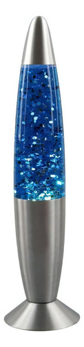 Lámparas De Lava Lampara Lava Lampara Liquida Colores 41cm Color de la estructura Gris Color de la pantalla Azul