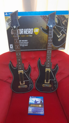 Guitar Hero Live Guitarras Para Play Station 4 Party Pack X2