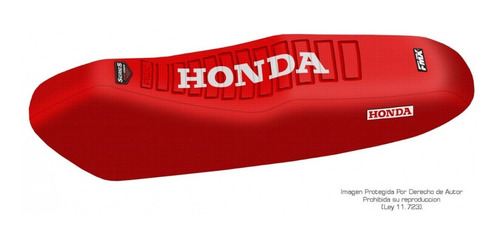 Funda De Asiento Honda Pop Antideslizante Modelo Series Fmx Covers Tech Fundasmoto Bernal Linea Premium