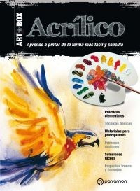 Art Box Acrilico - Kit Libro + Láminas + Material - Parramon