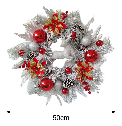 Corona De Navidad Corona De Navidad Para Puerta 50cm