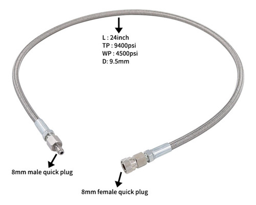 Manguera De Adaptador De Carga, Conector De Manguera De
