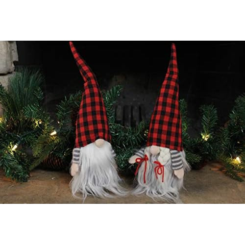 2 Pcs Duendes Navideños De Pareja Mesa De Navidad, Ado...