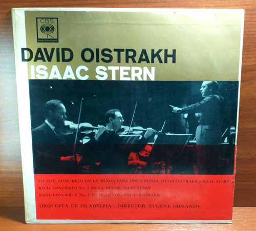 Disco Vinilo David Oistrakh Isaac Stern Vivaldi Bach Ormandy