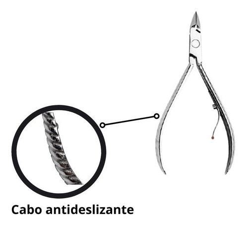 Imagem 2 de 6 de Alicate De Cutícula Mundial Profissional 722 Inox Afiado