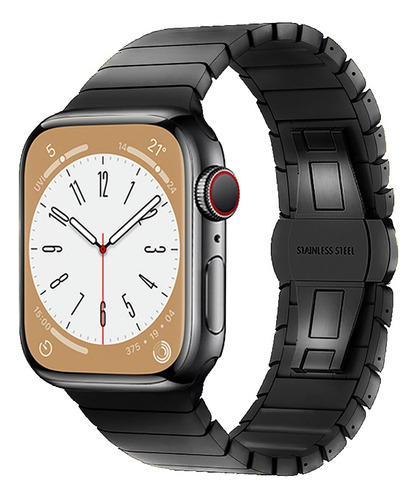 Pulseira Metal Aço Elo Para Apple Watch Ultra Titanio