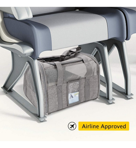 Imagen 5 de 7 de Transportador De Mascotas Para Perros Y Gatos Talla M Avion