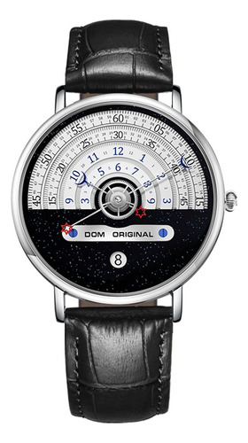 Reloj De Cuarzo Dom 1288 Para Hombre, Creativo, Vanguardista