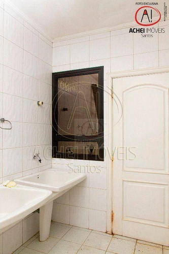 Imagem 10 de 30 de Casa Residencial Com 3 Dormitório, 2 Banheiros E Salão De Jogos, Para Alugar, 450 M² Por R$ 23.000/mês - Gonzaga - Santos/sp - Ca1977