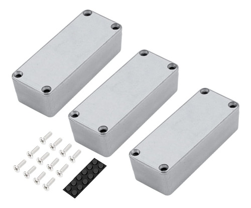 , 3 Uds., 1590a, Carcasa De Metal Pedal De Guitarra, 92...