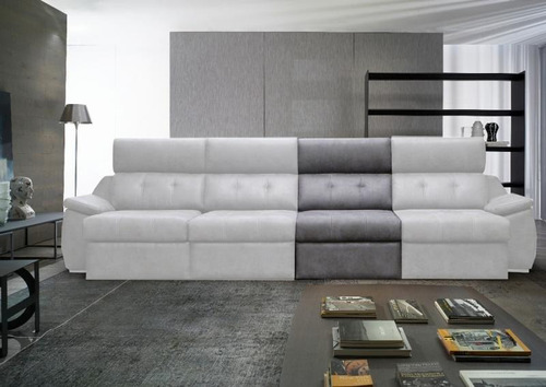 Sillón Sofa Dubai 1 Módulo S/brazo Reclinable Deslizable