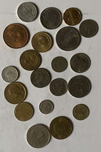 20 Monedas Paraguay Brasil Francia Bolivia Argentina 886/5m