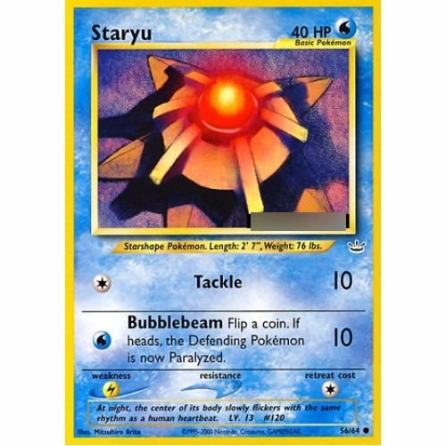 2x Staryu - Pokémon Água Comum - 56/64 - Pokemon Card Game