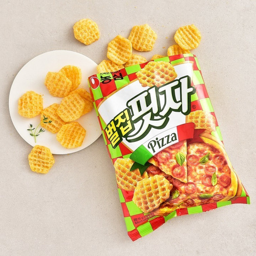 Snack Coreano Sabor A Pizza Coreano