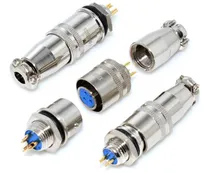 Comprar Conector Aviacion Xs8 2 Pines Macho Y Hembra, Pack 3 Sets