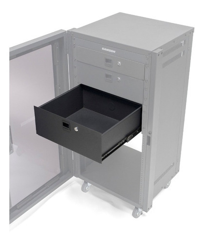 Cajón Metálico 4u Samson Srkdr4u Con Tapa Para Rack Cuo