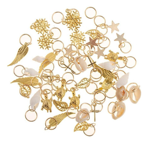 50pcs Anillo Bucle Para Cabello Accesorios Para Hip Hop