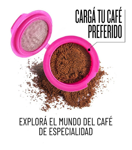 Imagen 2 de 10 de Nespresso 4 Capsulas Recargables Caffettino - Ecologicas