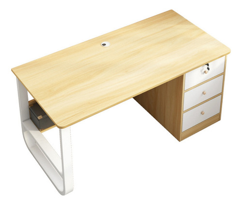 Escritorio De Oficina Para Computadora Con Cajón De Madera