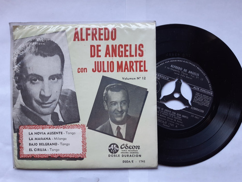 Alfredo De Angelis Con Julio Martel / Volumen 12 / Vinilo