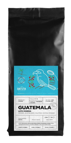 Café Origen Guatemala La Morena Natural 86 Pts X 250gr